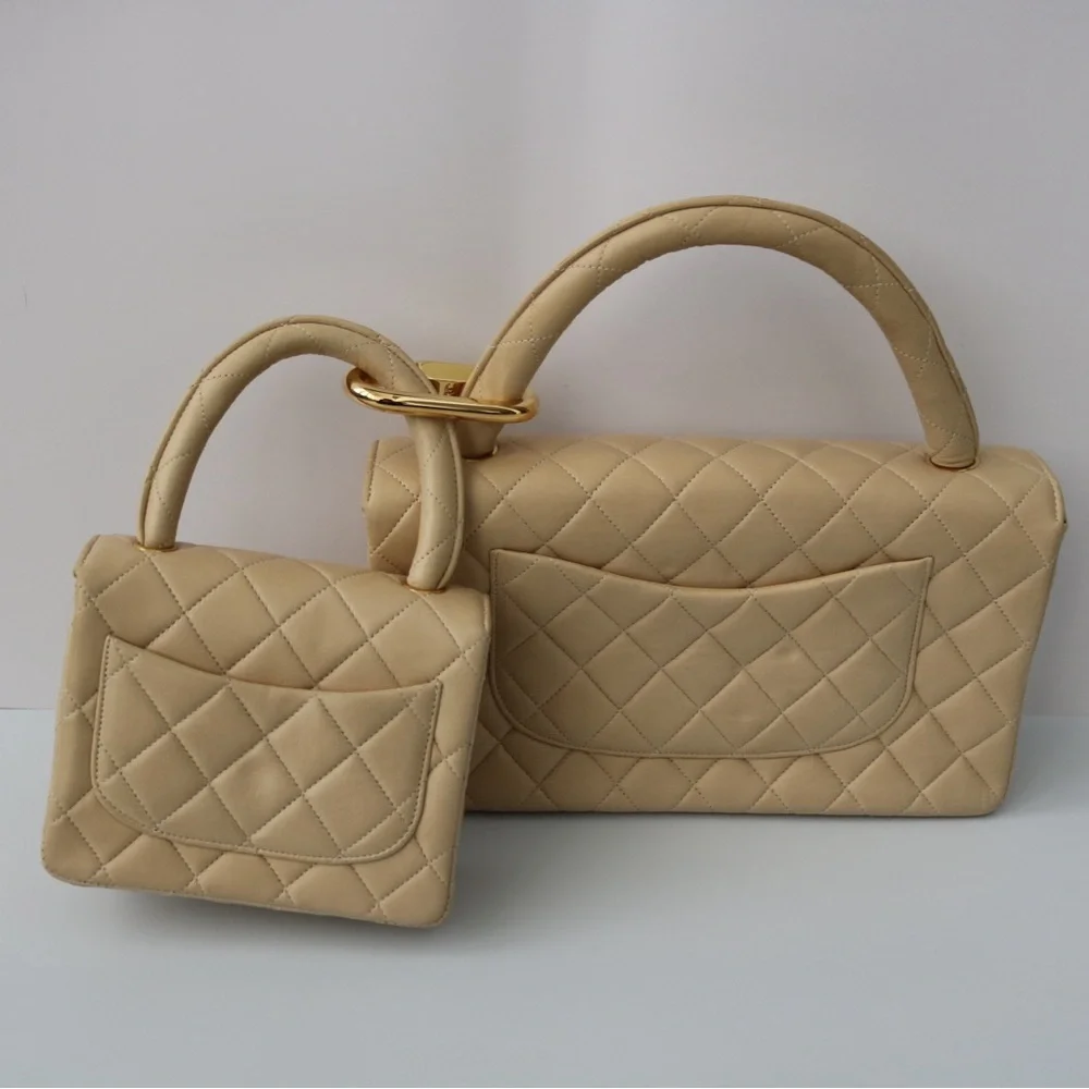 Rare Chanel Kelly Lambskin Parent & Child - Picture 2 of 16
